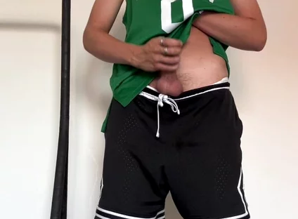 Blond Basketball Bro Gets Horny