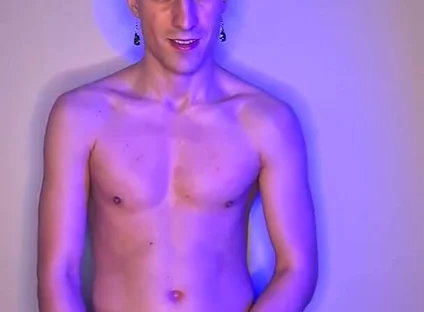 Green-haired Twink Strokes It Standing