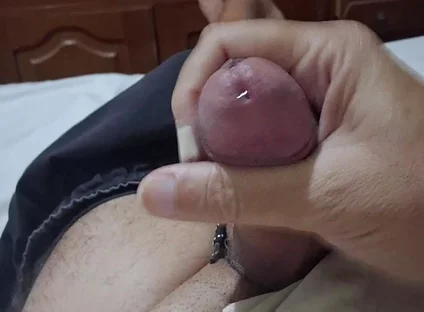 Ladysilva Jerking off My Cock Drooling Hot