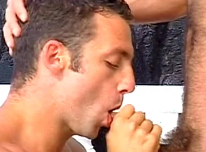 Young Hung Muscle Duo Plays with Dildos Outdoors and Gets Each Other off Hard
