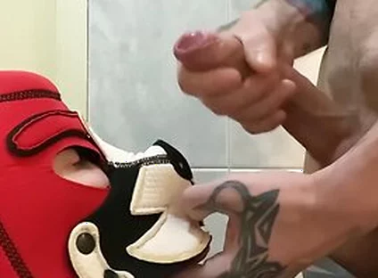 Puppy Boy Sucks Deepthroat Big Cock And Cumshot On Face