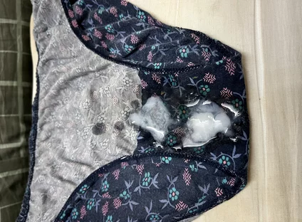 Step Stepsister Panties Jerked off Three Times Onto the Underwear