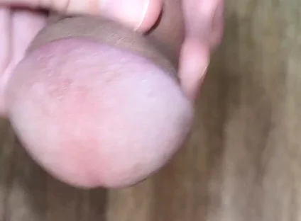 Kneeling Close-up Solo Masturbation at Home