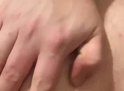 Big Beads in My Asshole Close up