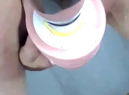 Fuck Machine with Anal Gaping and Self Creampie Pt1