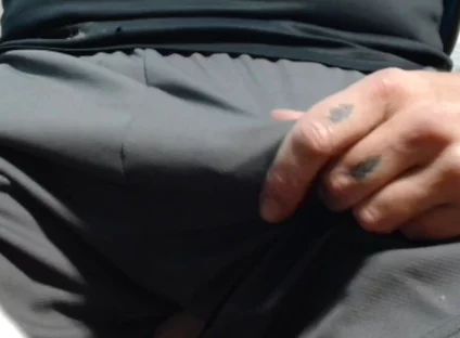 Cash Master Huge Bulge and Precum on Webcam