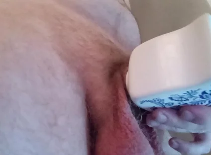 Cock in Porcelain Hole