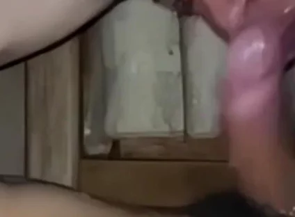 Making Him Gag Beautifully on My Cock During This Intense Session.