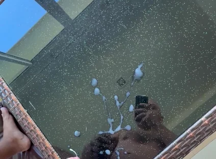 Cum on the Table Before Airbnb Checkout