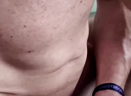 Coach Gives Massage to Hairy Rugby Player