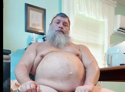 Stroking My Thick Stepdaddy Bubba Cock in the Kitchen