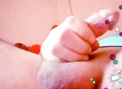 White Man's Ass and Milky Cock