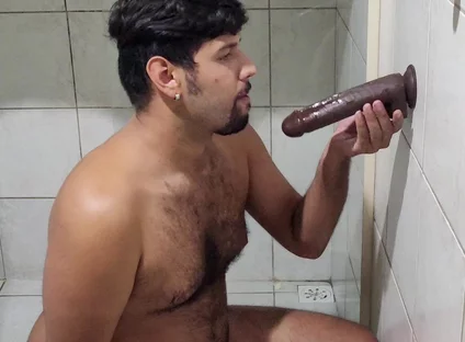 Trying the First Dildo I Got From a Client - Deep Gagging & Drooling Mess