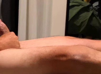 Straight up Precum Edging Cumshot Stroke