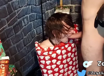 Emo boy wrapped up and fucked by chav master