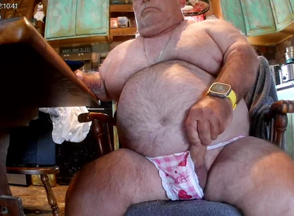 Mark Fletcher Wearing Sexy Panties Edging My Cock and Eating My Cum