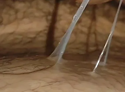Massive Straight Cum in the Navel Hole!