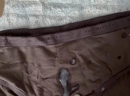 Cum on Wife’s Panties 20