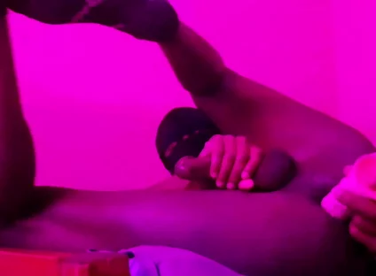 Fucking My Ass and Stroking My Hard Cock