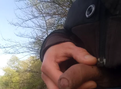 Jon Arteen Pulls Out His Beautiful Penis and Urinates Outdoors. Gay Porn with an Asian Twink