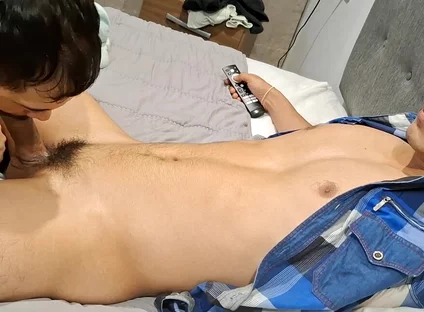 Receiving a Blowjob in a Shirt, Part 2