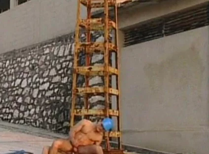 Young Muscular Stud Fucks His Hung Lover Backdoor Outside and Delivers a Huge Cum Blast