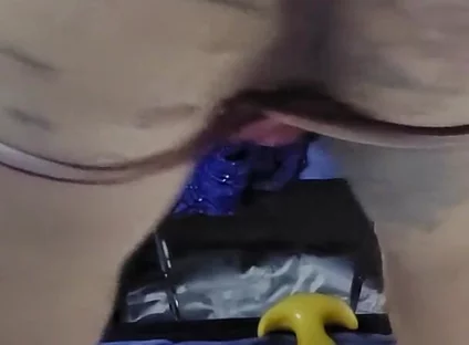 Butt slut ryan743 bounces on big dildo