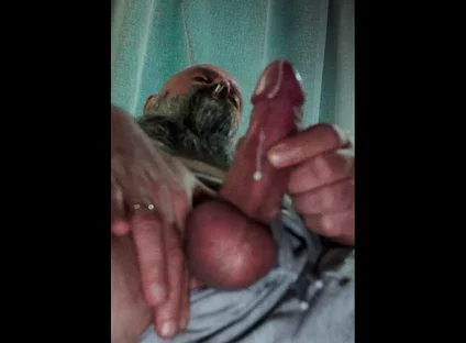 Big Uncut Cock Close up