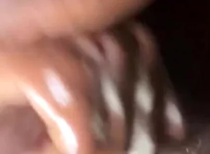Horny Breeding Big Black Cock Stroking and Cumming Hard