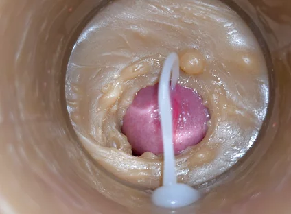Mini-cam in Pussy During Fucking! Girl Getting Huge Creampie 4K
