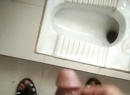 I Put Soap on My Hands and Went to the Office Bathroom to Wash My Hands.