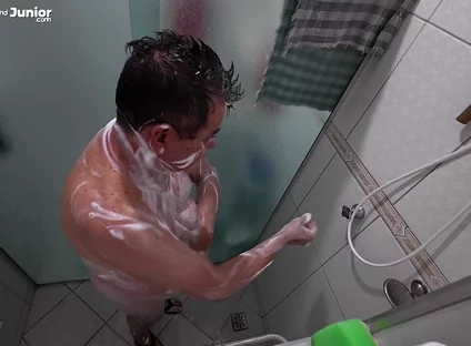 Stepdaddy Taking a Shower