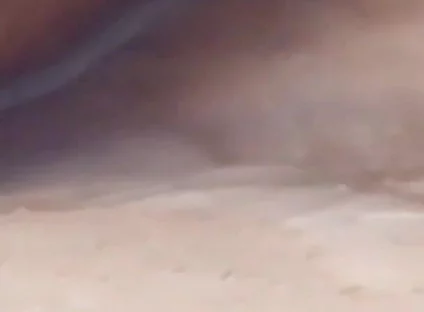Daddy Exhausted in Close up of Cum.