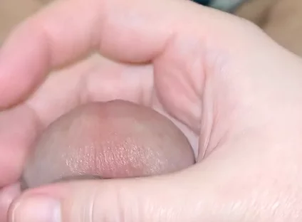 Guy on the Bed Really Wants to Cum