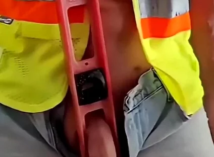 A Big Cock Handyman Cumshot