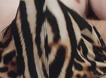 Hot Man Jerks off His Big Cock in Sexy Briefs with Ocelot Print, He Is Pulls It Out Dick and Ejaculates Thick Sperm
