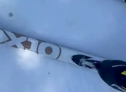 Pissing During a Nordic Ski Session