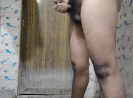 Telugu Boy Masturbating in Bathroom