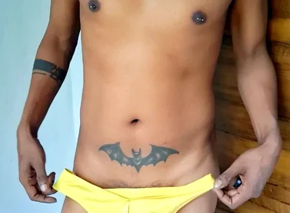 Yellow Thong Size Tease Desi Solo.