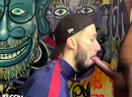 Cocksucking worships hooded arab guy akim