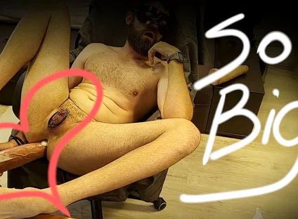Fucked Myself with a Huge Dildo