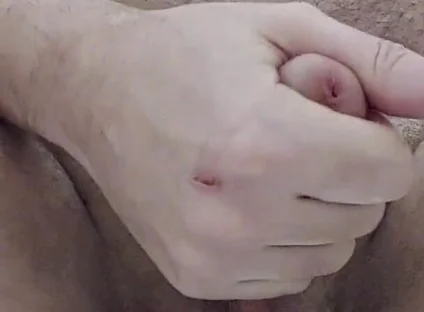 Slow Motion Piss and Cum, Along with My Hairy Balls