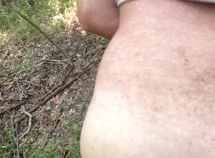 Cruising Straight Guy Gets Bent Over a Tree