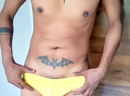 Yellow Thong Size Check