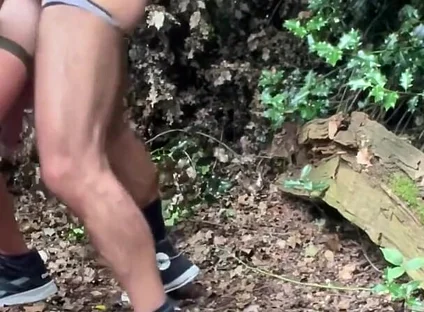 Daddies Exploring the Woods