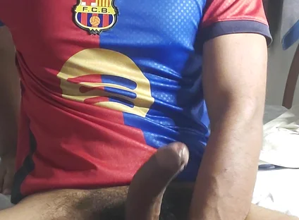 Man Masturbating Until He Ejaculates