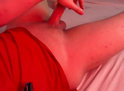 Slowly Jerking My Dick at Home
