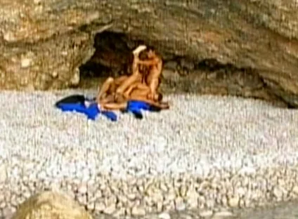 I Am a Young Muscle Jock and I Get Ass Fucked by Two Hung Studs on the Sand in a Trio and Cum
