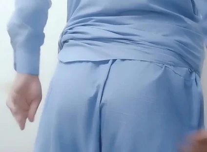 Pakistani Desi Shalwar Kamees Boy Show His Beautiful Ass