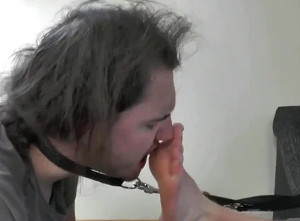 German master sneaker socks licking